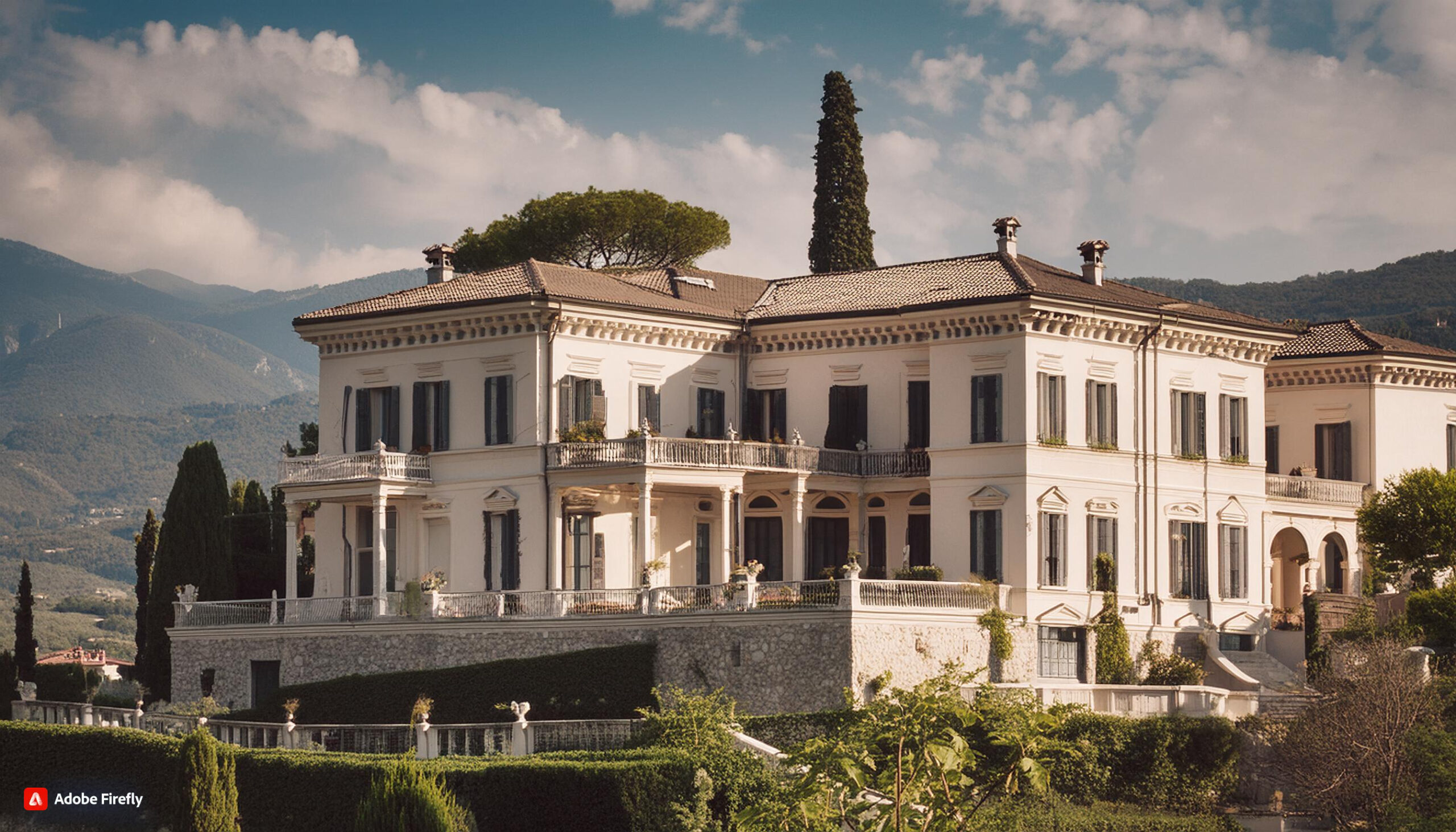 Firefly Make a photo of very luxurious real state property in italia with a very hyper realistic loo (1)